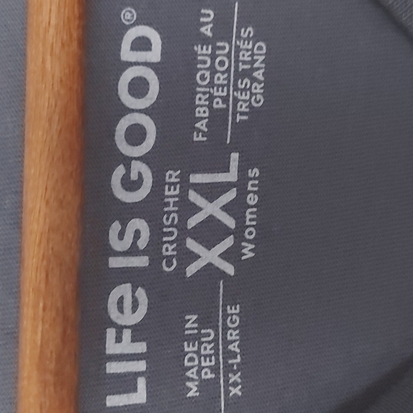 NWOT Life is Good Peace Love & Cupcakes Long Sleeve Shirt Size XXL - Picture 5 of 6